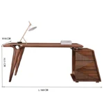 Opulent Modern Wood Office Suite - Image 6