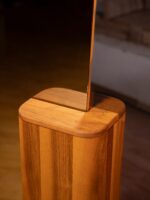 A custom-designed mirror paired with a Natural Wood base - Image 5