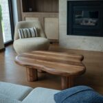 Pebble coffee table – inspired by river-worn rocks