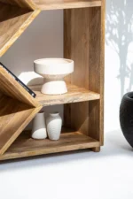 Marion Wooden Display Shelves Unit - Image 2