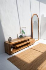 Jordin 3 Shelves Wooden TV Unit - Image 4