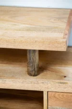 Jordin 3 Shelves Wooden TV Unit - Image 6