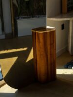 A custom-designed mirror paired with a Natural Wood base - Image 3